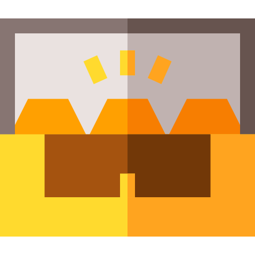 Золото Basic Straight Flat иконка