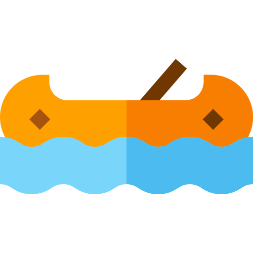 Kayak Basic Straight Flat icon