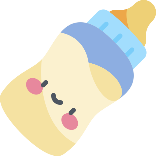 Feeding bottle Kawaii Flat icon