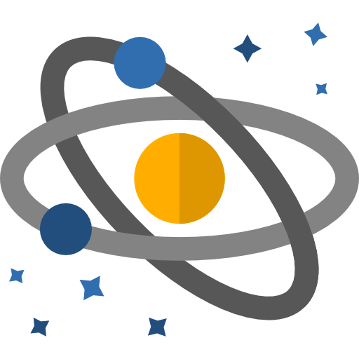 sistema solare Basic Rounded Flat icona