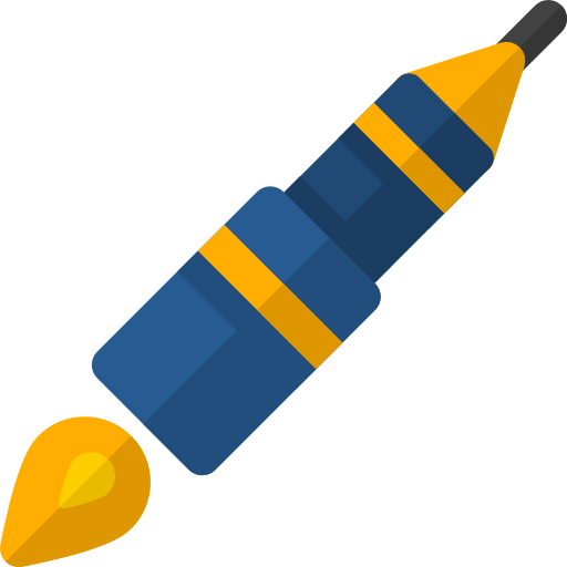 cohete espacial Basic Rounded Flat icono