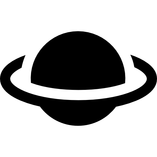 토성 Basic Rounded Filled icon