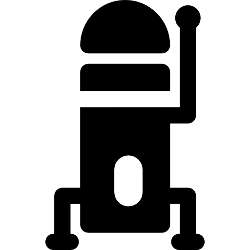 우주 캡슐 Basic Rounded Filled icon