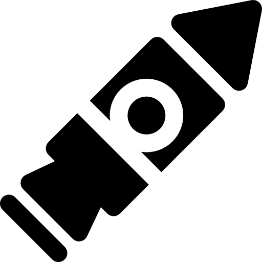 rakieta Basic Rounded Filled ikona