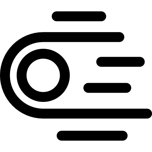 소행성 Basic Rounded Lineal icon