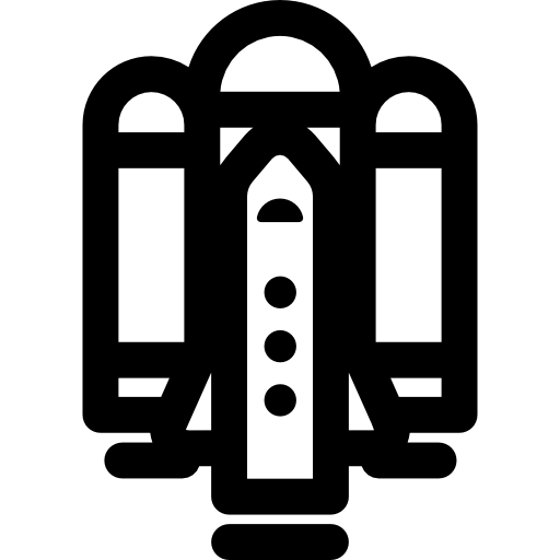 statek kosmiczny Basic Rounded Lineal ikona