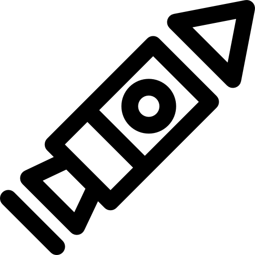 rakete Basic Rounded Lineal icon