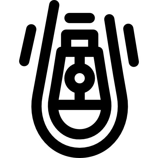 ruimtecapsule Basic Rounded Lineal icoon
