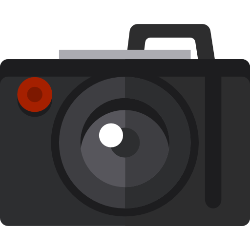 cámara fotográfica Basic Rounded Flat icono