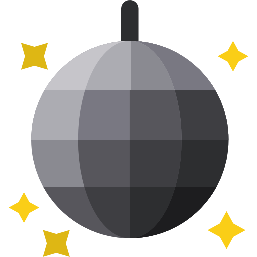 Disco ball Basic Rounded Flat icon