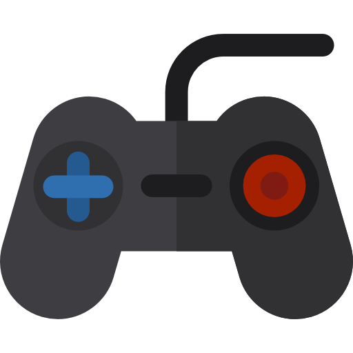gamepad Basic Rounded Flat icoon
