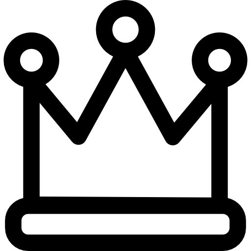 왕관 Basic Rounded Lineal icon