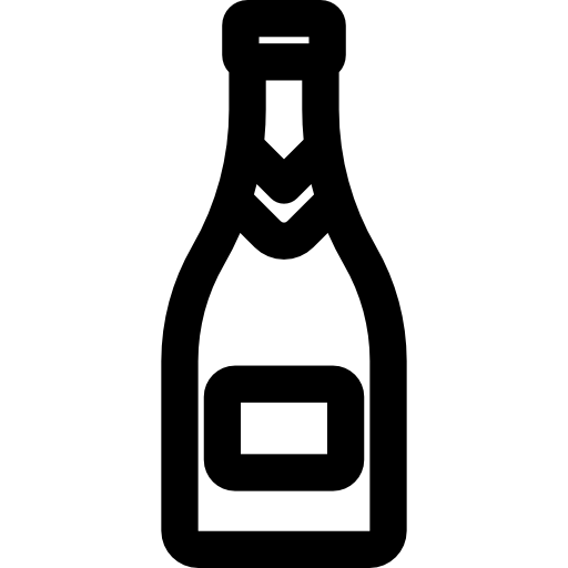 シャンパン Basic Rounded Lineal icon