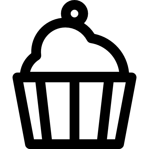 カップケーキ Basic Rounded Lineal icon