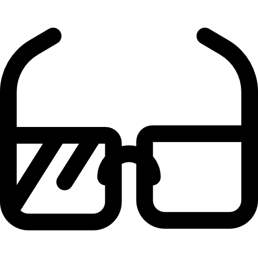 des lunettes de soleil Basic Rounded Lineal Icône
