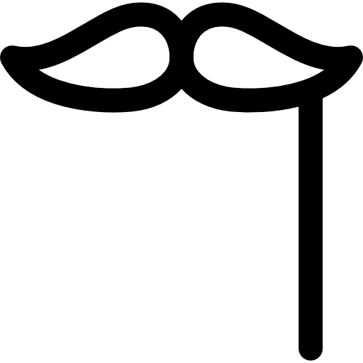 口ひげ Basic Rounded Lineal icon