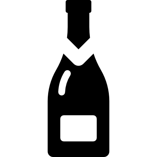 champanhe Basic Rounded Filled Ícone
