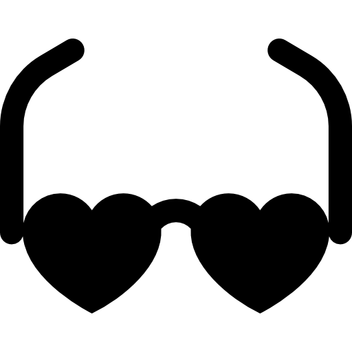 Sunglasses Basic Rounded Filled icon