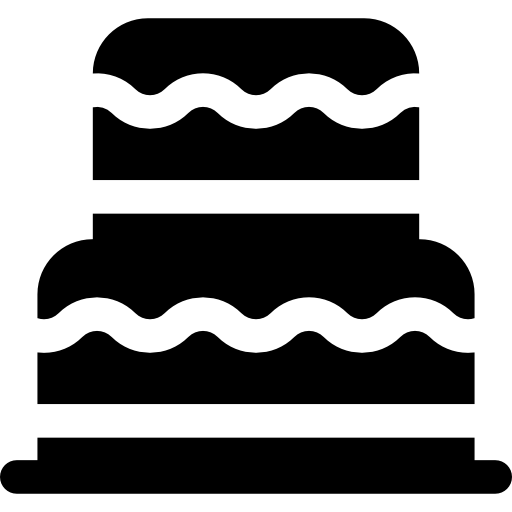 Cake Basic Rounded Filled icon