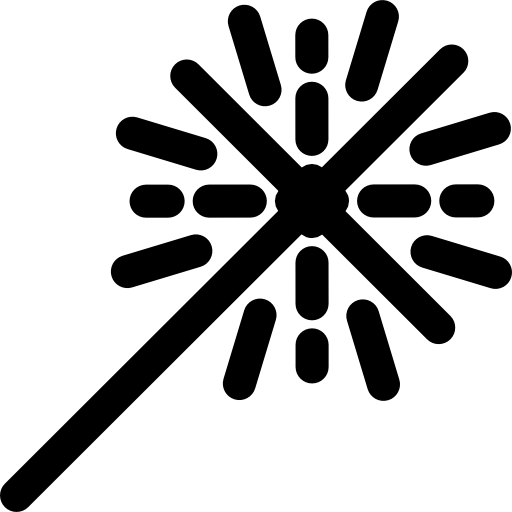 Sparkler Basic Rounded Filled icon