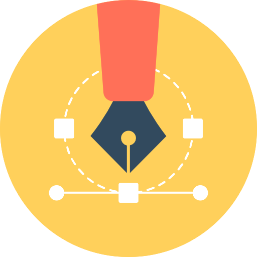 vector Flat Color Circular icono