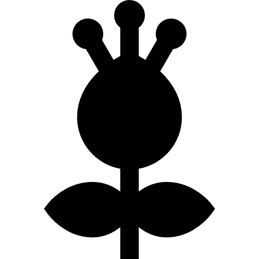 flor Basic Straight Filled icono