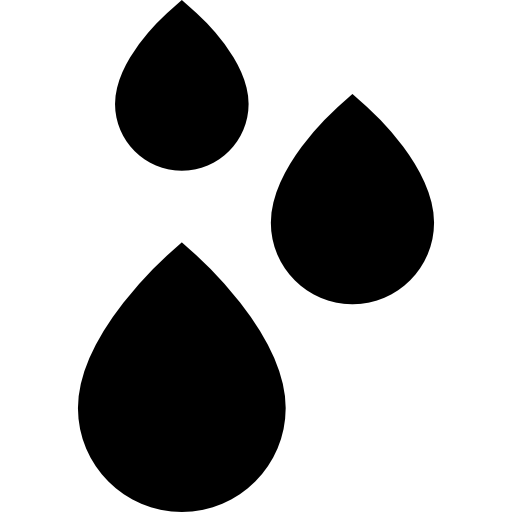 Rain Basic Straight Filled icon