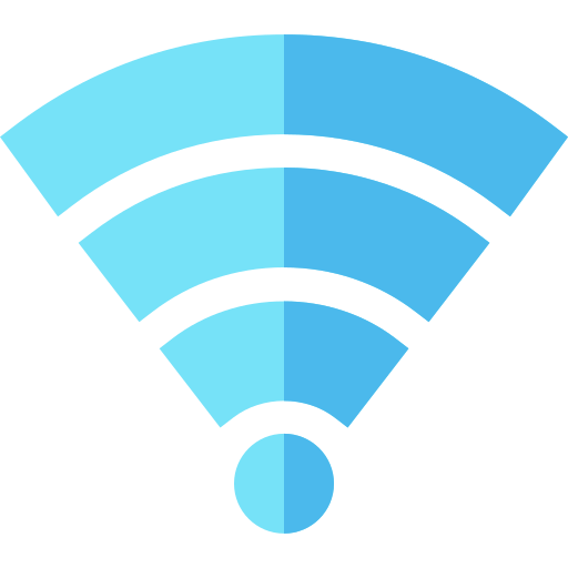 wi-fi Basic Straight Flat Ícone