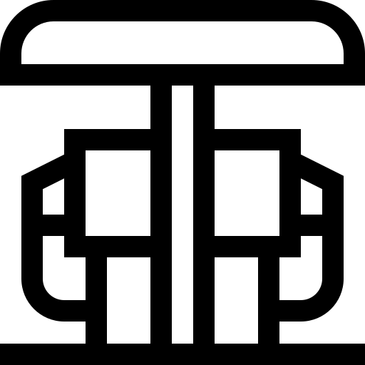 posto de gasolina Basic Straight Lineal Ícone