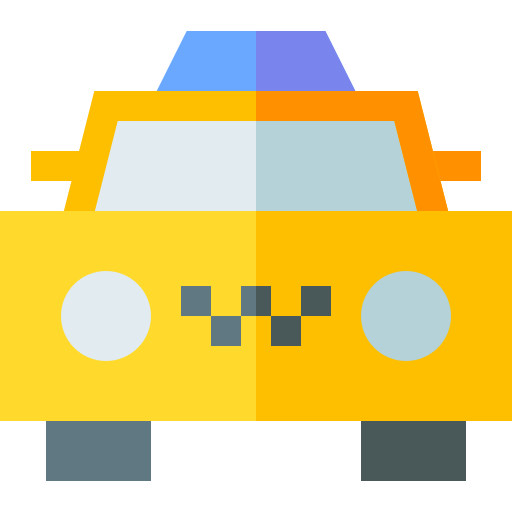 Taxi Basic Straight Flat icon