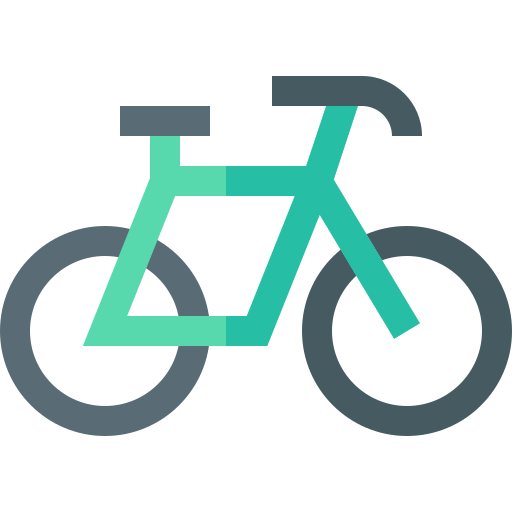 fahrrad Basic Straight Flat icon