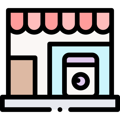 lavandería Detailed Rounded Lineal color icono