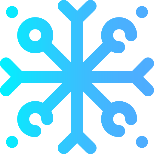 Снежинка Super Basic Omission Gradient иконка