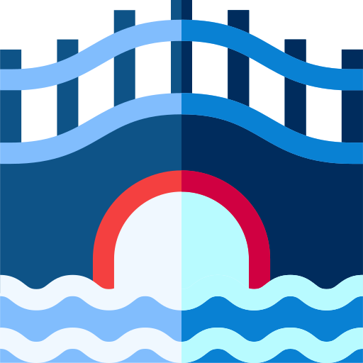 brücke Basic Straight Flat icon