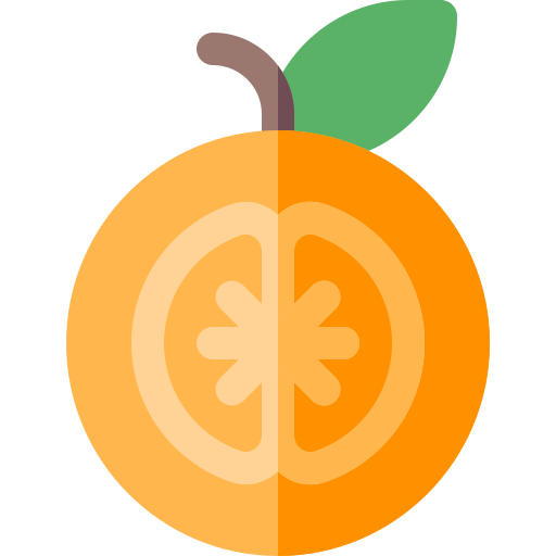 Tangerine Basic Rounded Flat icon