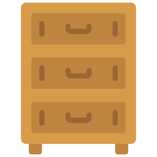 Drawers Juicy Fish Flat icon