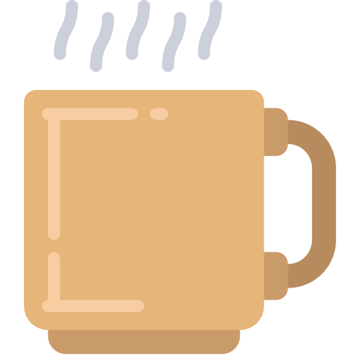 Coffee mug Juicy Fish Flat icon