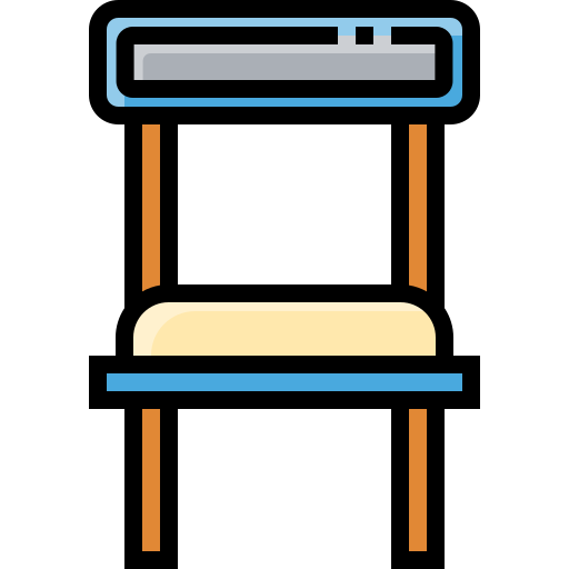 의자 Winnievizence Lineal color icon