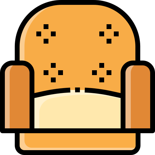 안락 의자 Winnievizence Lineal color icon