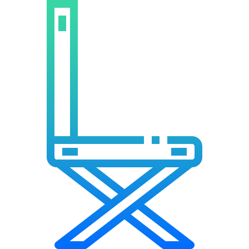silla Winnievizence Outline gradient icono