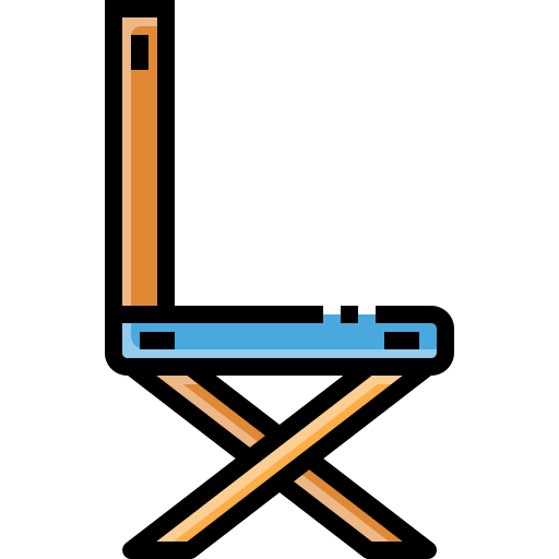 silla Winnievizence Lineal color icono