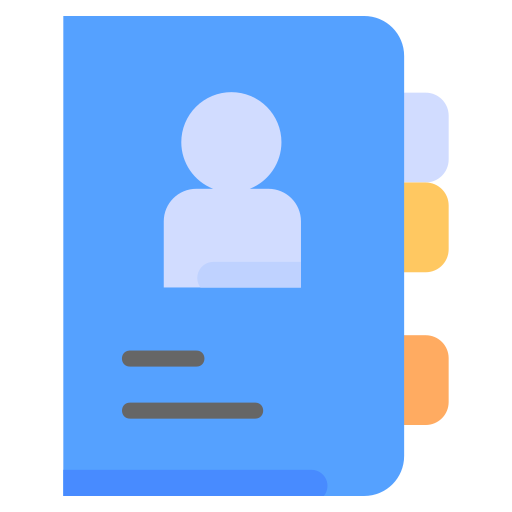 Contacts book Generic Flat icon