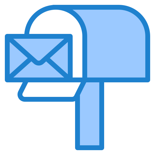 メールボックス srip Blue icon