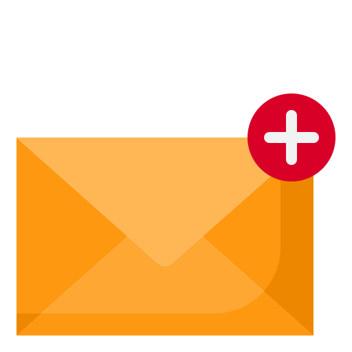 correo srip Flat icono