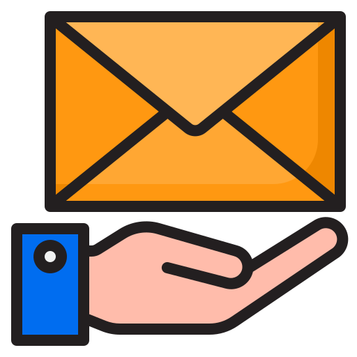 Email srip Lineal Color icon