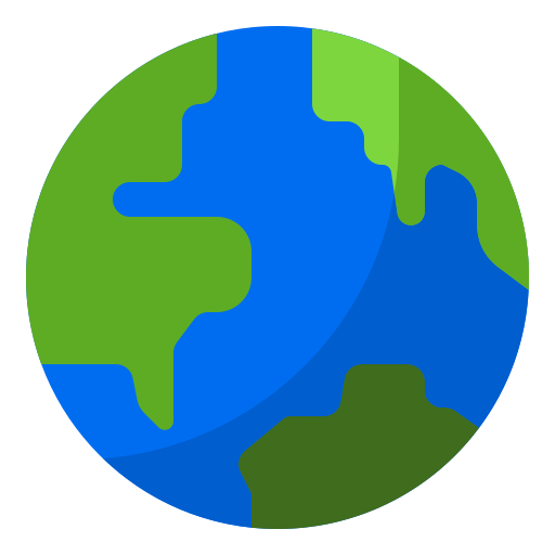 mundo srip Flat icono