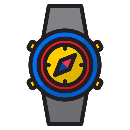 時計 srip Lineal Color icon