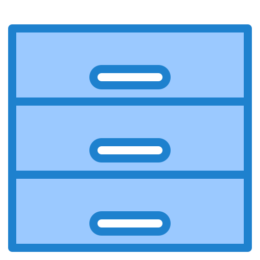 戸棚 srip Blue icon