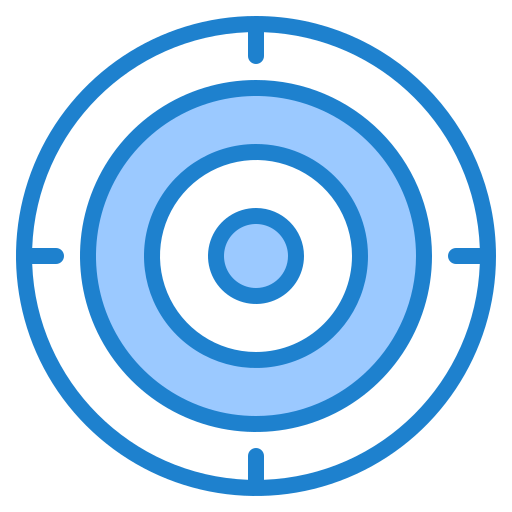Goal srip Blue icon
