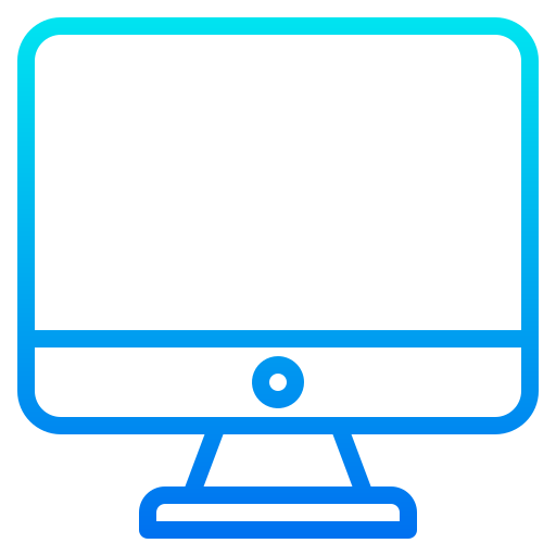 Computer srip Gradient icon